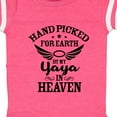 thumbnail image 4 of Inktastic Handpicked for Earth by My Yaya in Heaven with Angel Wings Boys or Girls Baby Bodysuit, 4 of 5