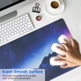 thumbnail image 4 of Snow Mountains Under the Purple Stars&nbsp;mousepad Gamingwaterproof,rubber+multispandexwashable MousepadDesk Pad for Office Home Game 31.5x15.7inches, 4 of 7