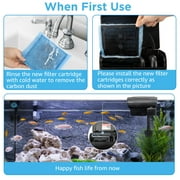 Tawatiler 6/9/12/16/24 Pack EZ-Change #3 Fish Tank Filter Cartridge for Aqua-Tech 20-40 & 30-60 Power Filter,6 Pack