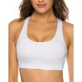 thumbnail image 3 of WANOSS Sports Bras for Women High Impact Sports Bra - Removable Padded Yoga Racerback Bra Workout Crop Tops, 3 of 20
