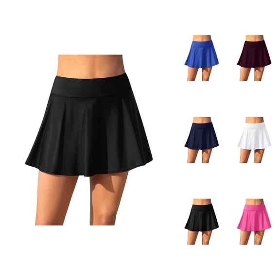 Swim Skirts for Women Tummy Control High Waisted Swimsuit Skirt Bathing Suit Bottoms
