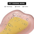 thumbnail image 3 of Cuenco de cerámica para mascotas con forma de nube, cuenco de agua para comida para gatos, plato poco profundo para gatos para mascotas, 3 of 6