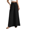 thumbnail image 3 of RongHuan Wide Leg Pants for Womens 2026 High Waisted Dress Pant Flowy Work Business Palazzo Pants with Pockets, 3 of 9