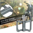 thumbnail image 4 of Unique Bargains 1 Pair Aluminum Alloy Rear Foot Peg Flat Pedal Footrests Titanium Tone Fit 9/16 Inch Axles MTB Bike, 4 of 7