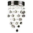thumbnail image 3 of Elegant Lighting Galaxy 17" 3-Lights Royal Crystal Wall Sconce in Chrome/Clear, 3 of 3