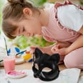 thumbnail image 3 of Máscara de gato para mascarada: 4 máscaras de gato negro de plástico para Halloween, fiestas de disfraces, cosplay, bailes de máscaras, máscaras de animales para mujeres y hombres., 3 of 8