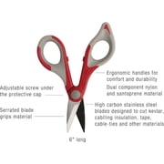 Jonard Tools JIC-186, Wire & Kevlar Cutting Shears