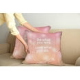 thumbnail image 2 of Ambesonne Saying Throw Pillow Cover 2 Pack, Pastel Colored Bokeh Effect, 16", Pale Peach Pale Yellow, 2 of 7