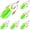 Green, variant on Fishing Lures Buzzbaits Buzz Baits 5.12 Inch, Multicolor Spinner Baits for Bass Fishing, Stainless Steel Spoon for Bass Pike Fishing, Fishing