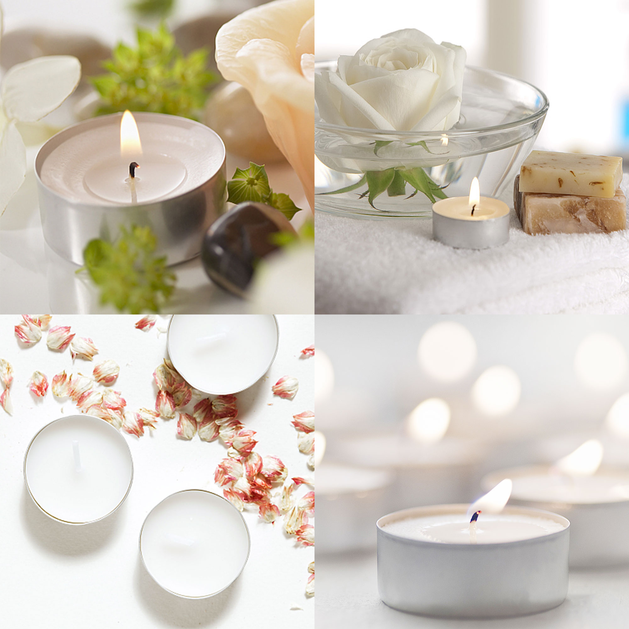 SONSIEN 200pcs Tea Lights Candles in Bulk, Smokeless, Dripless, Long  Lasting Paraffin Tea Candles, Small Votive Mini Tealight Soy Wax Candles,  White