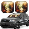 thumbnail image 2 of Daiia Yin Yang 1 2PCS Car Windshield Sun Shade, Foldable Sun Shield for Car Front Window, Auto Sun Blocker Visor Protector Universal for Truck SUV Pickup-Large, 2 of 7