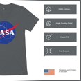 thumbnail image 6 of NASA Meatball Logo Men's V-Neck T-shirt Iconic American Astronaut Space Souvenir, 6 of 7
