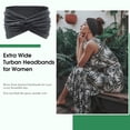 thumbnail image 2 of Paquete de 6 diademas anchas para mujer, turbante extragrande de 7'', diadema bohemia con nudo retorcido, accesorios para el cabello, 2 of 5