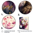 thumbnail image 3 of Designart Cute Owls Floral Art I Canvas Wall Art, 3 of 5