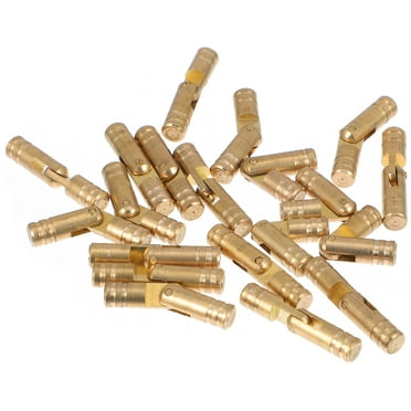 20 Pcs Cylindrical Hinge Small Hinges Concealed Barrels Kitchen Cabinet Tiny Hidden