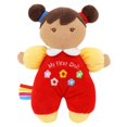 thumbnail image 1 of June Garden 9"" My First Doll Ava - Muñeca de peluche suave - Traje rojo, 1 of 5