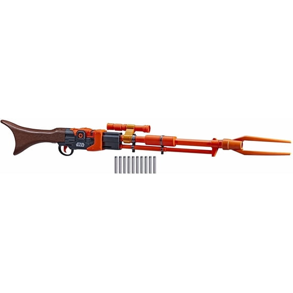 Nerf Star Wars Amban Phase-Pulse Blaster, 50" Blaster & Foam Play, The Mandalorian
