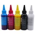 thumbnail image 2 of Calca 100ml DTF Inks 5 Bottles ( C m y k w ) Direct to Transfer Film Ink, 2 of 8