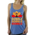thumbnail image 1 of Awkward Styles Thanksgiving Sleeveless Shirt Gobble Turkey Racerback Tank Tops, 1 of 4