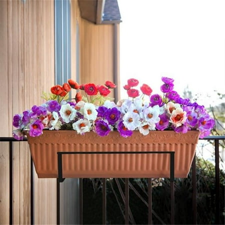 White Flower Boxes - Deco Joe Flower Box Holder - White