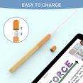 thumbnail image 5 of Zeeyh Suitable for Apple Pencil 1st Generation Ultra-thin Silicone Protective Sleeve for Apple Pencil Protective Cover With Pen Cap,Orange, 5 of 7