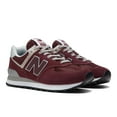 thumbnail image 4 of Zapatos New Balance 574 V3 para mujer, color burdeos y blanco, talla 11.5 US, 4 of 9