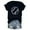 Black Tops for Women _u, variant on Women's Summer Clothes Basic Tees for Sports Short Sleeve Tunic Tops for Lady Loose Fit Flowy Round Neck Blouse Baseball Graphic Tops Fashion 2024 Vintage Y2K Tops Dressy Casual Black T Shirts S