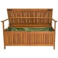 thumbnail image 5 of Zimtown Outdoor Storage Bench Deck Box for Patio Furniture, Front Porch Decor and Outdoor Seating,Acacia, 5 of 8