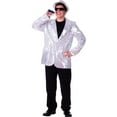 thumbnail image 2 of Dress Up America Sequin Jacket for Adults - Men Sequined Party Blazer - Gold Dance Tuxedo Costume, 2 of 4