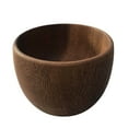 thumbnail image 1 of Tazón de madera 1pc Tazones individuales para frutas y cereales ahuecados Tazón de madera maciza Tazón de arroz Tazón de sopa Tazón de madera Vajilla 5x8cm/1.97x3.15inch, 1 of 6