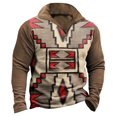 thumbnail image 1 of Sudadera DMOYALA Tribal Aztec Cowboy para Hombre Otoño/Invierno, 1 of 2