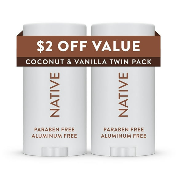 Native Coconut & Vanilla Twin Pack 2x 2.3 oz