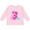 AD-Pink, variant on Inktastic Dinosaur Party-third Birthday Girls Long Sleeve Toddler T-Shirt