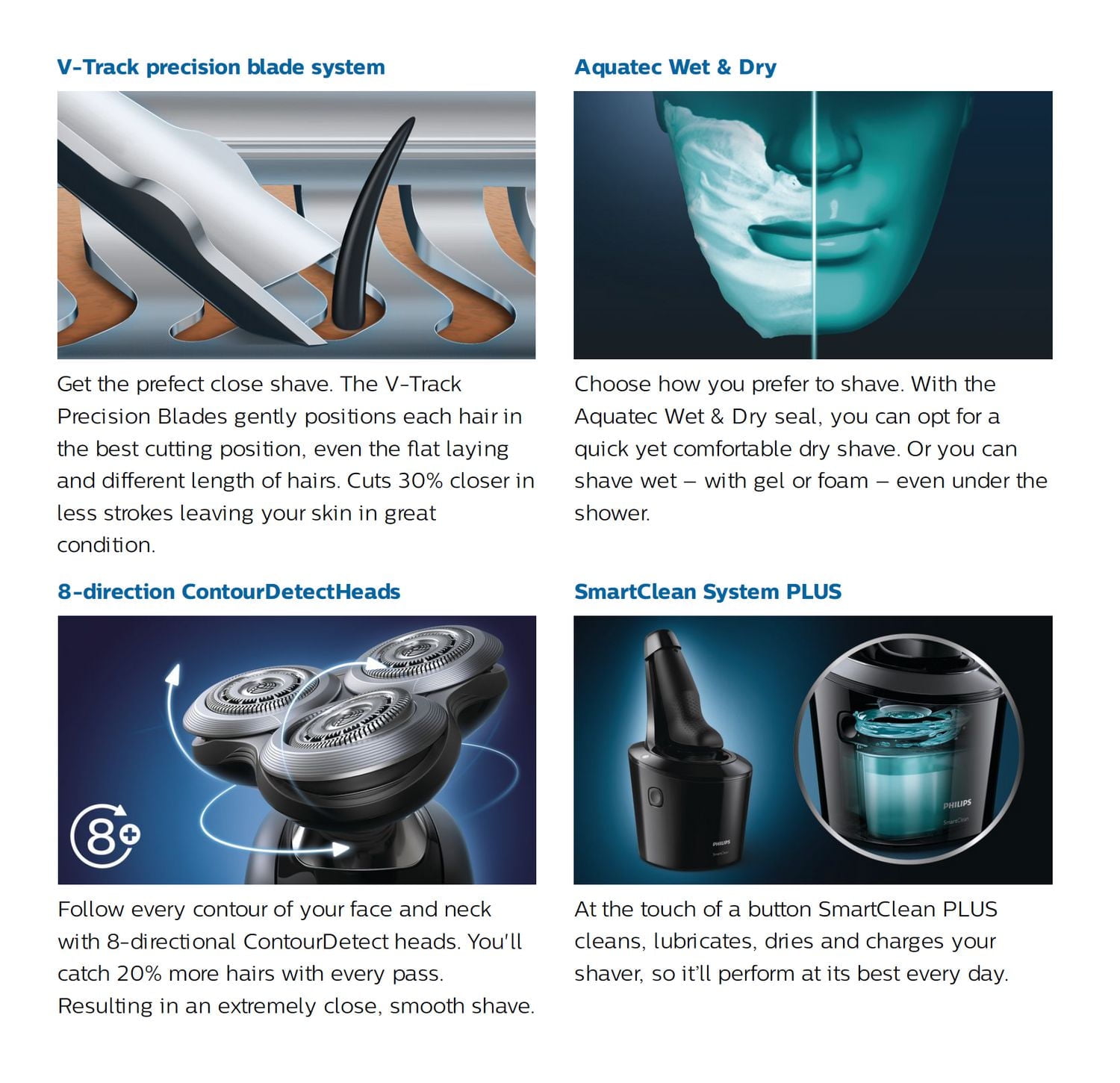 Philips Shaver Series 9000 with Smartclean System, S9311