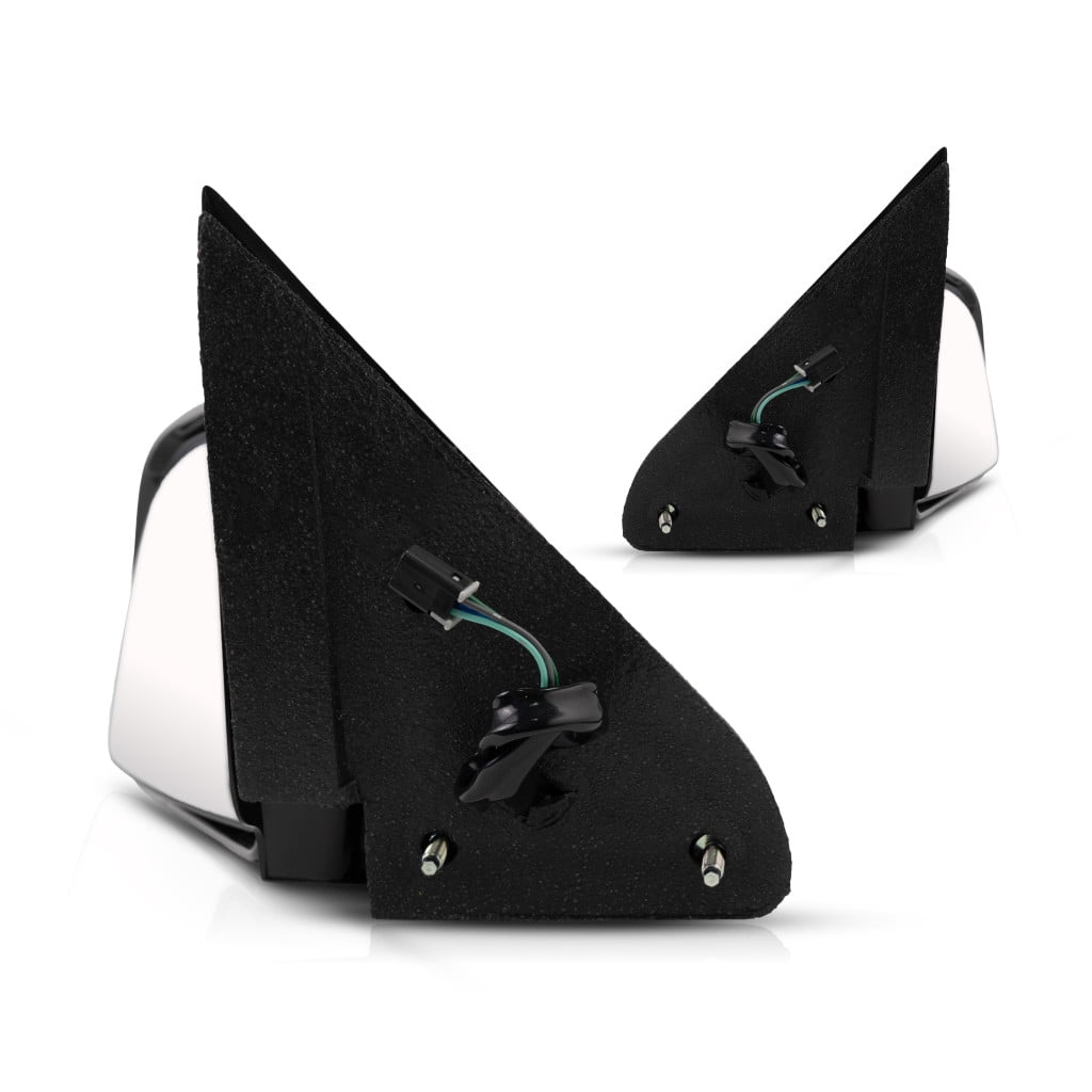 For Chevy K1500 1988-1999 Door Mirror Driver and Passenger Side | Pair | Power | Non-Heated | Standard | Replacement For 15764757, 15764758 | GM1320122, GM1321122