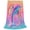 Pink, variant on Dolphin Blanket, 90s Retro Rainbow Sparkle Flannel Throw, Colorful Soft Fleece For Cozy Movie Night Decor 50x40