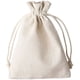 thumbnail image 2 of 12 paquetes de bolsas de algodón con cordón 13 X 18 cm NQ Bolsas de yute reutilizables Bolsa de regalo con cordón para joyas maquillaje monedas especias manualidades Beige, 2 of 5