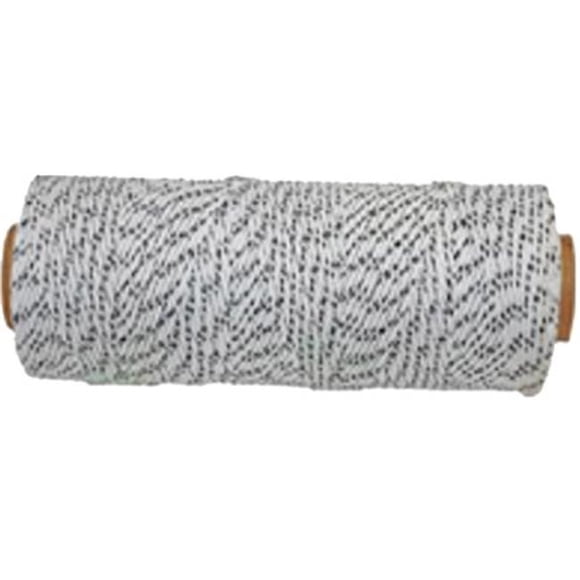 Mjj BON502 8 oz, No.18 x 500 Pi. Fil de Nylon Bondeed, Jaune & Noir