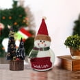 thumbnail image 4 of Frogued Christmas Gnomes Adorable Colorfast Polyester Christmas Ornaments Figurine for Home (Snowman), 4 of 13