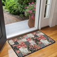 thumbnail image 2 of Pioneer Flower Floral Print Pattern Door Rugs,Washable Non Slip Door Mats Indoor,Decorative Door Mats,Entry Mat Indoor for Entrance,Bedroom,Kitchen,Bathroom,30"x17", 2 of 6