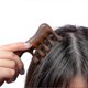 thumbnail image 3 of Wooden Comb Wood Massage Comb Scalp Massager- Green Sandalwood, 3 of 5