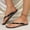 Black, variant on Womens Round Diamond Transparent PVC Flip Flops, Clear Jelly Flat Thong Sandals with Non-Slip Sole, Sparkly Toe Post Summe Slippers for Beach Pool