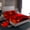 Black Red, variant on Castle Fairy Female Men Honeycomb Gamepads Twin Sheet Sets,Abstract Gamer Bedding
