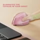 thumbnail image 5 of Mouse Vertical zienstar Rosa Ergonómico Inalámbrico Recargable Modo Dual Clic Silencioso, 5 of 7