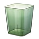 thumbnail image 3 of Cubo de basura multiusos, ligero, de lujo, decorativo, visible, 12 l Verde, 3 of 9