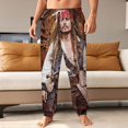 thumbnail image 2 of Pirates of The Caribbean Men's Athletic Joggers Stretch Sweatpants Running Workout Gym Track Golf Pants for Men, 2 of 7