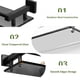 thumbnail image 5 of Estante de Vidrio Templado para Baño Alise Negro Mate 30 cm, 5 of 8