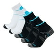 thumbnail image 3 of Tiqkatyck Ankle Socks Clearance, 5 Pairs of Men Women Light Compression Sports Athletic Socks Sports Athletic Socks Compression Socks for Women Crew Socks for Women No Show Socks Womens Black White2, 3 of 6