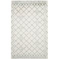thumbnail image 4 of Safavieh Casablanca Shag 8' X 10' Hand Tufted Rug in Ivory and Blue, 4 of 10