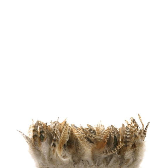 Zucker Feather Products Rooster Schlappen Red Chinchilla - 4-6" - Natural